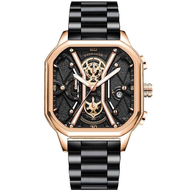 Fashion Mens Watch Student Multi Functional Steel Automatic Watch Decoration