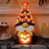 AB34-2Pcs Halloween Dwarf Decoration With Light Handmade Dwarf Lamp Halloween Decorations For Indoor Outdoor Decorations