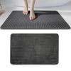 Minimalist Non Slip Weave Texture Bathroom Rug Absorbent Washable Bath Mat Quick Dry Thickened Shower Mat Laundry Room