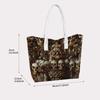 Gothic Skull Pattern Tote Bag