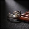 Adjustable Vintage Horus Eye Ring In Sterling Geometric Retro Statement Jewelry Men Women
