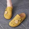 Fashion New Women Suede Clogs Slippers Soft Insole Sandals with Arch Support Shoes Outdoor Beach Suede Clogs Slippers Women Sandals