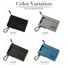 NARU Bifold Large Coin Card Mini Wallet for and and Cool Men's Wallet, Compact, Water-Repellent, Nylon, L-Shaped Zipper, Carabiner, Capacity, Thin,