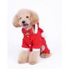 Cozy And Stylish Christmas Pet Dog Dress Warm Dog Hoodie Sweaters Coat With Red Skirt