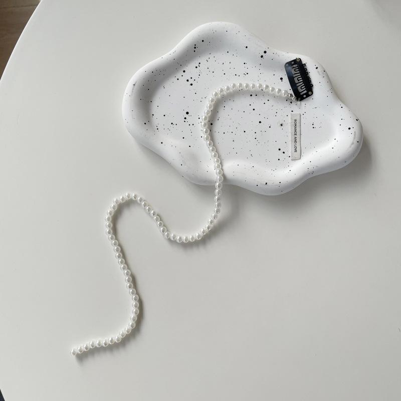 Pearl Tassel Hair Chain & Clip, Yang Chaoyue Style - Celebrity-Inspired Hair Accessories for Braids and Styling