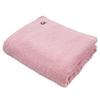 Imabari Towel bath 70120cm cotton 100 solid pink 1 piece N color made Japan thin lightweight quick-drying soft twist