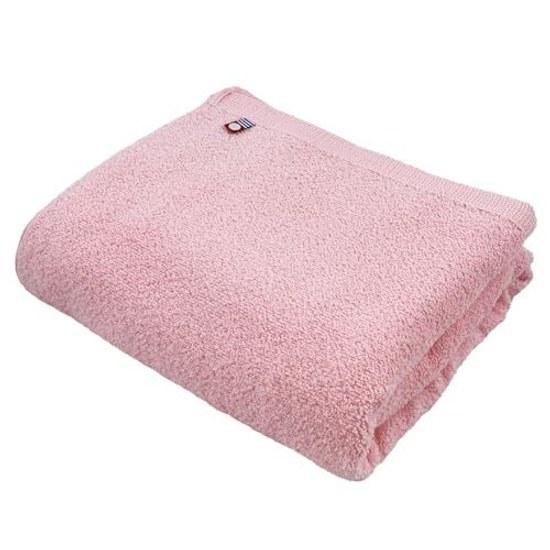 Imabari Towel bath 70120cm cotton 100 solid pink 1 piece N color made Japan thin lightweight quick-drying soft twist