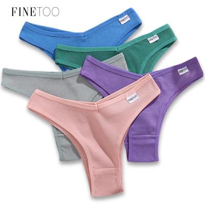 3 pezzi / set biancheria intima di cotone da donna perizoma femminile biancheria intima sexy per donna mutandine a vita bassa mutandine da donna slip bikini