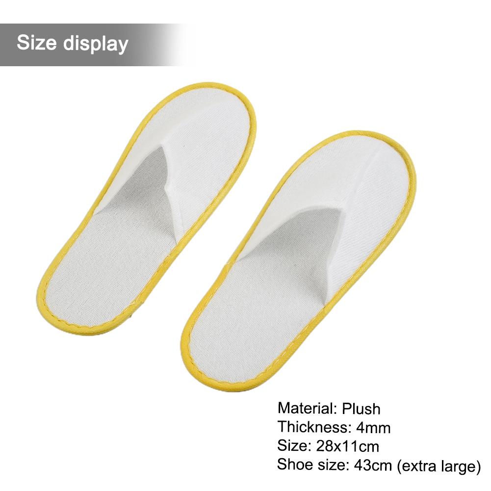 10 Pairs Disposable Slipper Closed Toe Hospitality