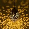 Hanging Solar Lights Solar Lantern LED Moroccan Garden Decor Solar Lanterns Outdoor Waterproof for Outside Patio Porch Pathway Hanging Decor