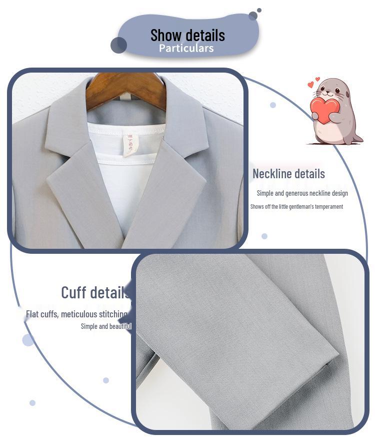 Stilvoller Britischer Casual Blazer für Jungen – Perfekt für Laufsteg, Fotografie, Auftritte und Geburtstage