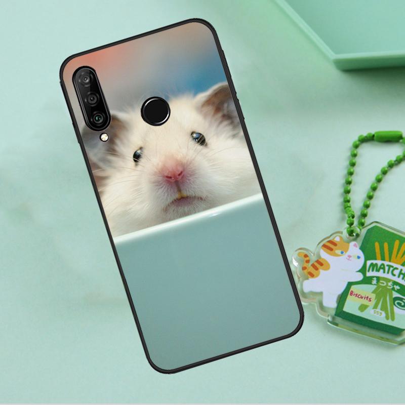 Cute Lovely Pet Hamster For Huawei Nova Y90 Y70 Y60 Y61 Y91 Y72 9 10 SE 12i 12s 11i 5T P60 Pro P20 P30 P40 Lite Case