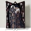 TThe AAddams Family Throw Soft Warm Flannel Throw Blanket Multiuse for Sofa Bed Office Nap