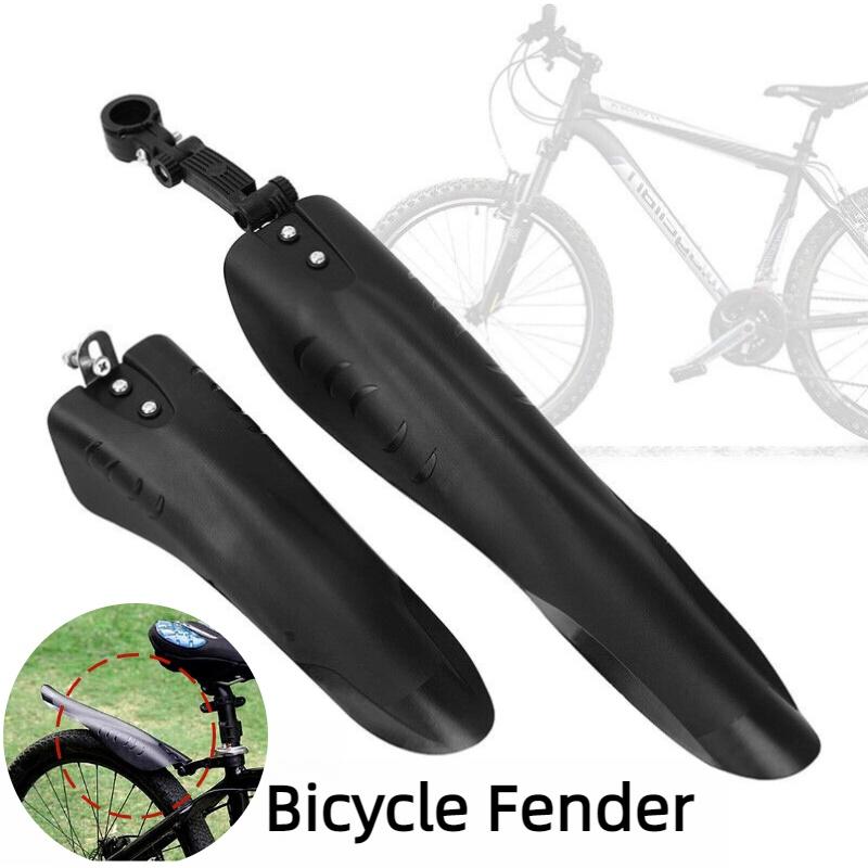 Garde-boue de VTT Noir Épaissi Matériau en Caoutchouc Durable