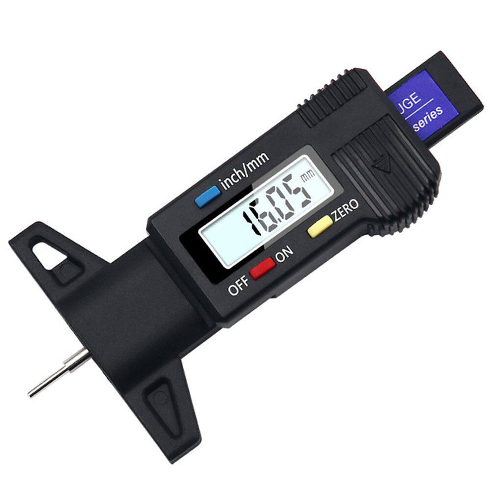 

Digital Display Car Tyre Tire Tread Depth Gauge Meter Measurer Tool Caliper Thicknes Gauge Brake Pad Shoe Wear Monitoring System