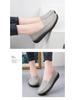 Doudou Women's Slip-On Loafers: Spring-Fall Non-Slip Casual Shoes, Low-Cut, Plus Size for Pregnant Moms