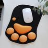 Cat Claw Wrist Mouse Pad Computer Accessories 1 Piece Silicone(Black)