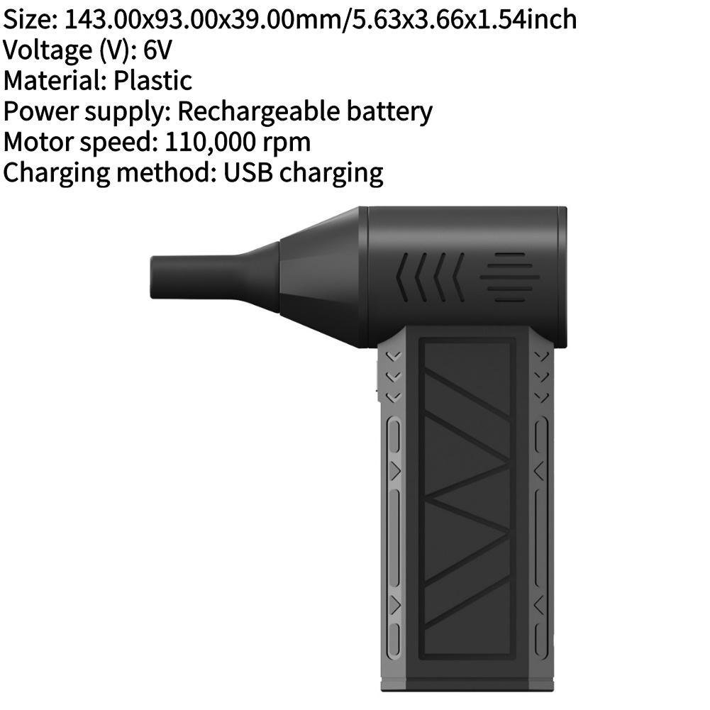 

Многоцелевой реактивный вентилятор с фонариком, реактивная сушилка, 3 скорости, аккумуляторная воздуходувка для листьев, для автомобилей, компьютерных клавиатур и использования на открытом воздухе