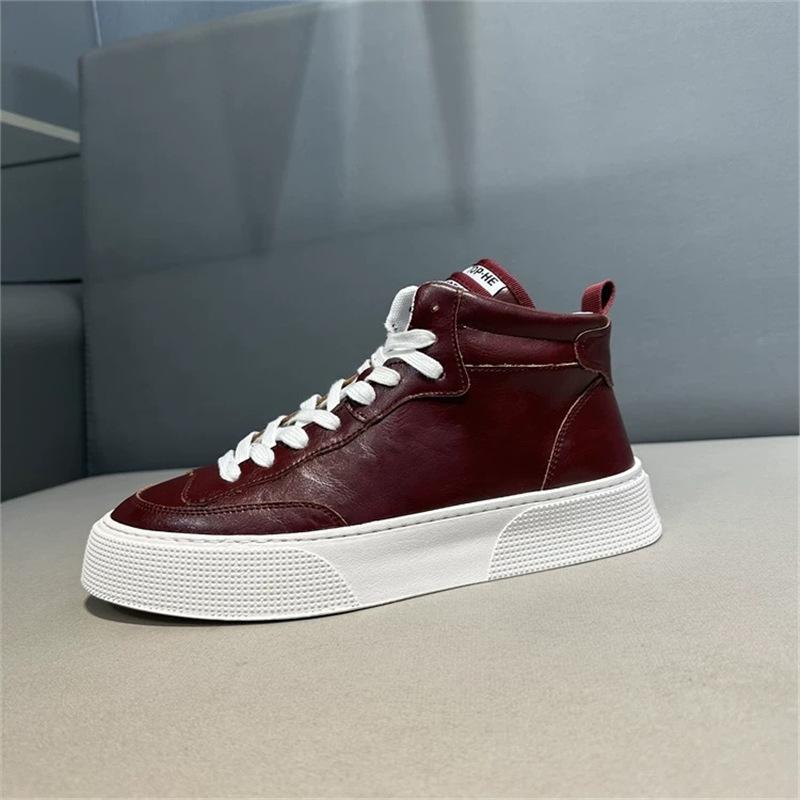 Autumn new casual thick-soled breathable high-top board shoes xs