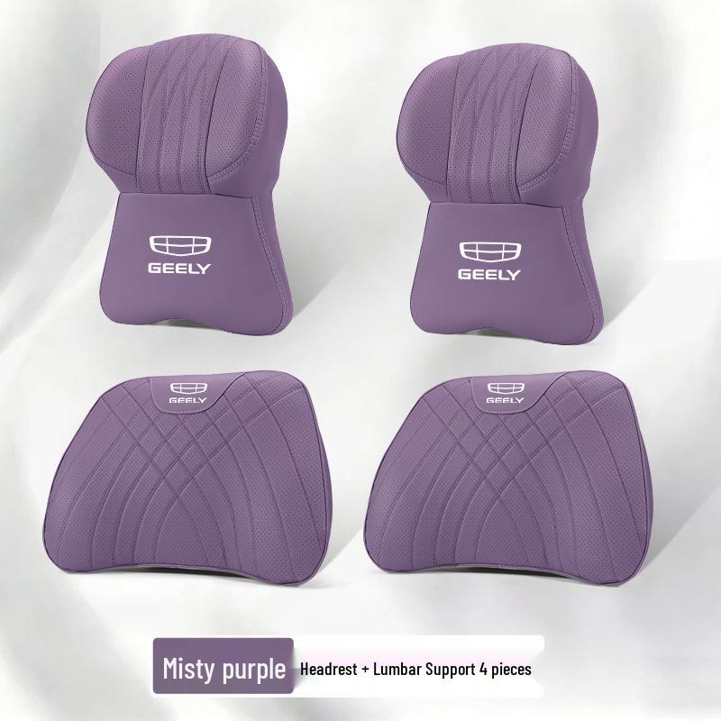 Compatible Geely Xingyue L, Xingrui, Emgrand, Xingyuan, Galaxy Starship 7 Car Headrest Neck Pillow & Lumbar Support