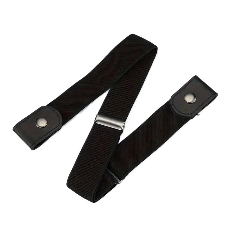 Traceless Invisible Elastic Belt Unisex Stretch Waist Belt for Jeans Pants Adjustable Comfortable Casual Decorative Belt