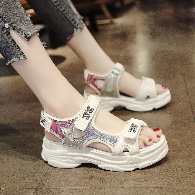 Girls  Sandals Slip-on Anti-slip Children s Sandals Girl Princess Style Baby Sandals Girl s Shoes 36 белый