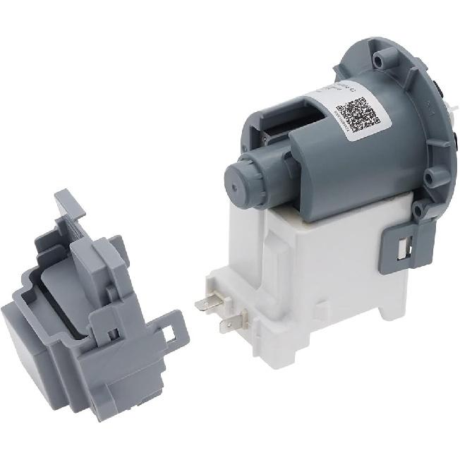 DC31-00187A, DC31-00187D Drain Pump Motor with Drip Cover OEM by SupHomie - Compatible with Samsung Washing Machine