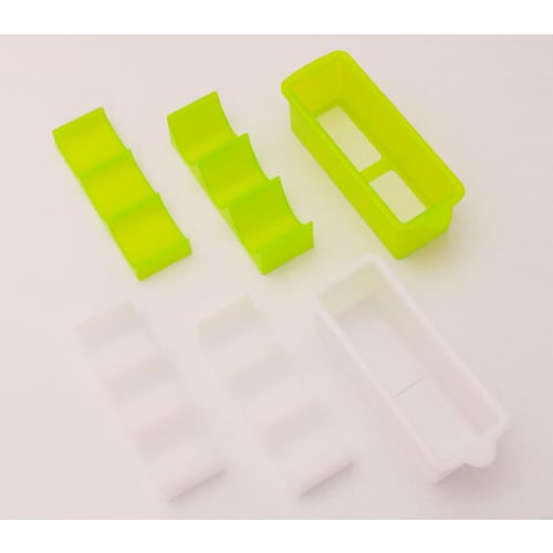 Torne Lunch Box Goods Bite-sized Rice Ball Maker, Straw Bag/Triangle, P-3111