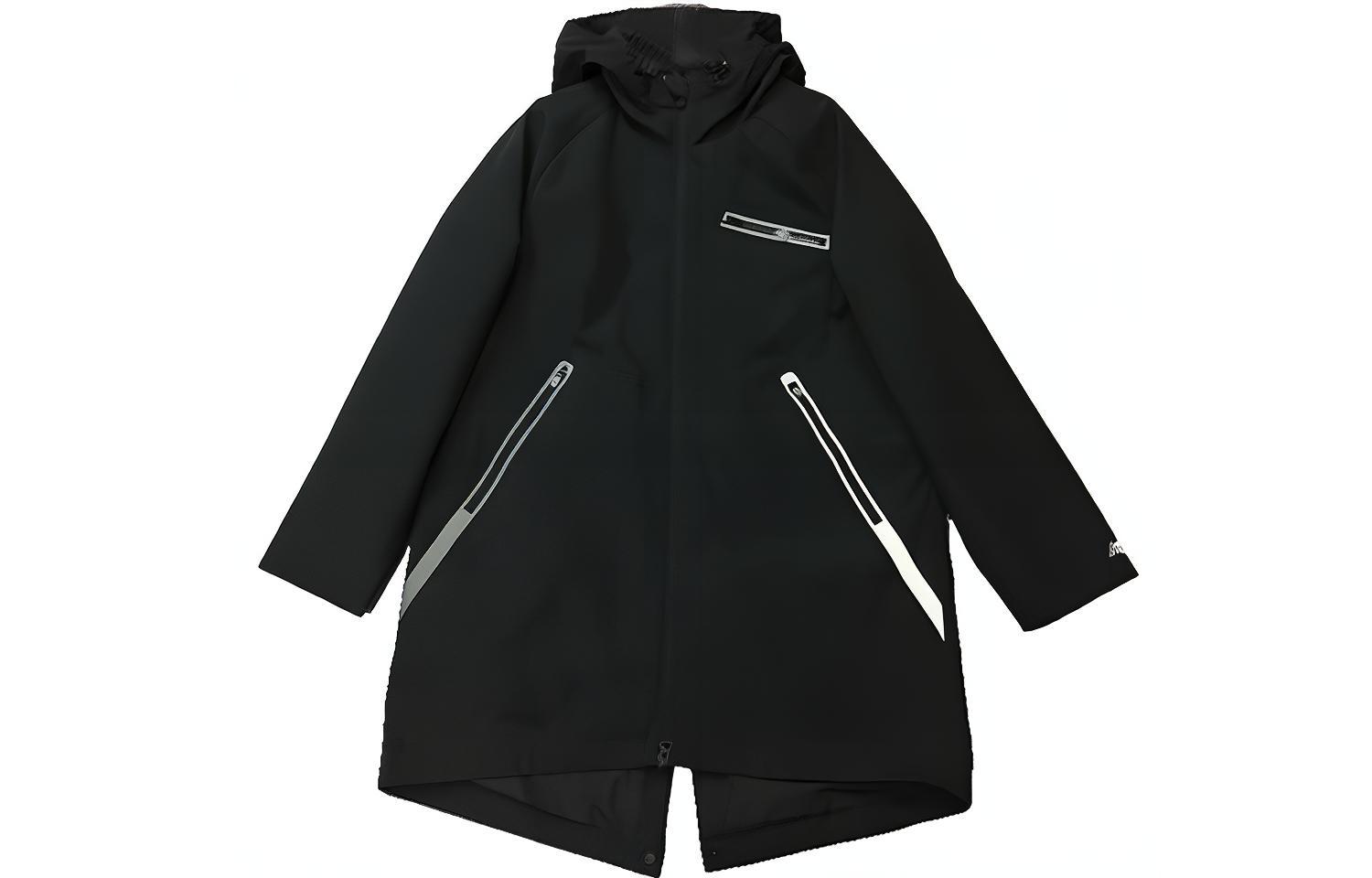 New Balance Jackets Unisex Black Hooded Moderate Other NA81R042-BK L