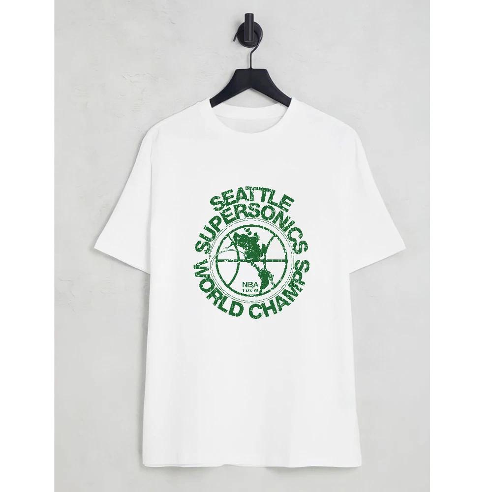 Vintage Seattle Supersonics 1979 World Champs Mens TShirt S