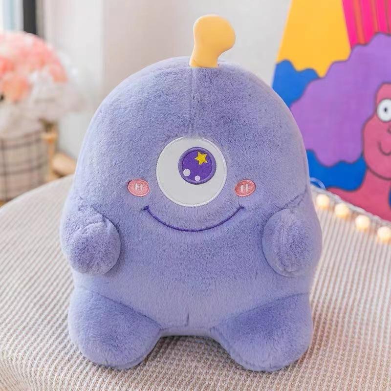 Cute soft-hearted little monster plush doll child sleeping soothing pillow girl rag doll birthday gift