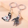 2 Pcs Skull Keychain Halloween Ghost Claws Key Ring Pendants for Men Women Handbag Decor Charms DIY  key Chain Jewelry Gifts