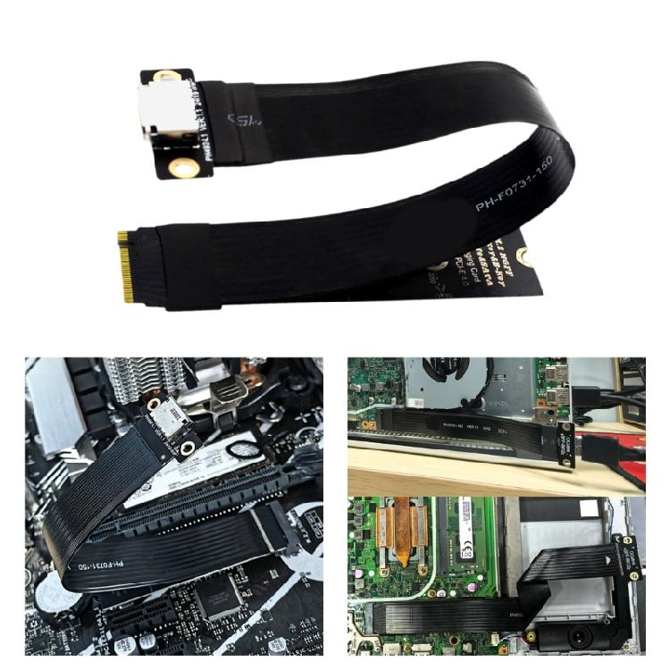 Präzises M.2 NVMe zu Oculink SFF-8611 SFF-8612 Connector Verlängerungskabel für einfache Integration in den Desktop