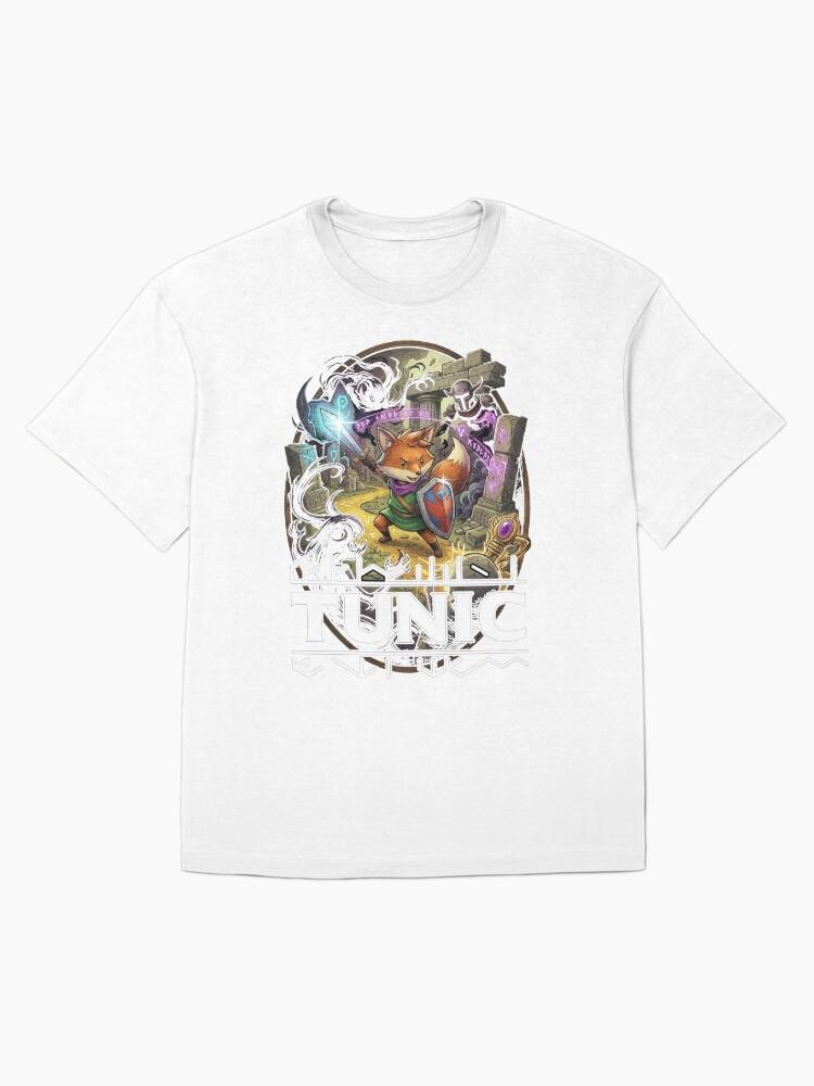 Tunic Fox Overworld Swamp Dark Tomb Exploration Oversized T-Shirt
