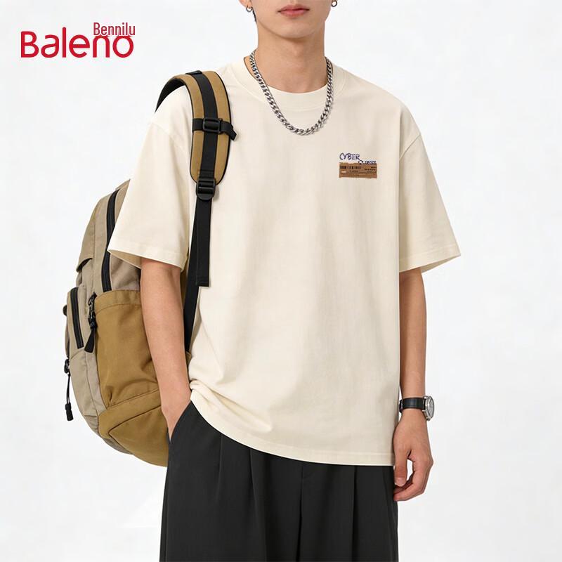 Baleno Men's Loose Fit Cotton Short Sleeve T-Shirt