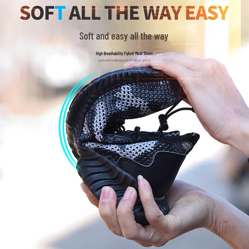 Alliance Messenger Breathable Flyknit Steel Toe Safety Shoes