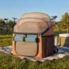 Breathable Cycle Handlebar Bag Convertible Cycle-Mounted Pet Carrier for