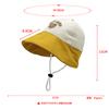 Children's Hat Summer Big Eaves Bucket Hat Baby Casual Versatile Sun Hat Boys and Girls Breathable Mesh Hat Cap Cap