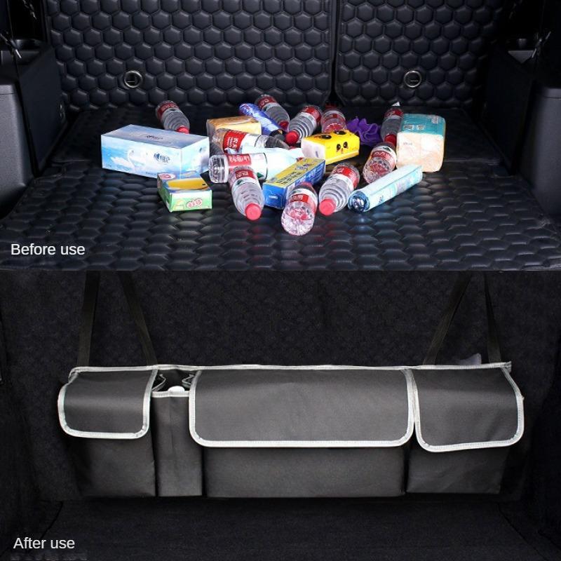 Car Trunk Organizer Adjustable Hanging Backseat Storage Bag High Capacity Multi-use Oxford Automobile Seat Back Organizers