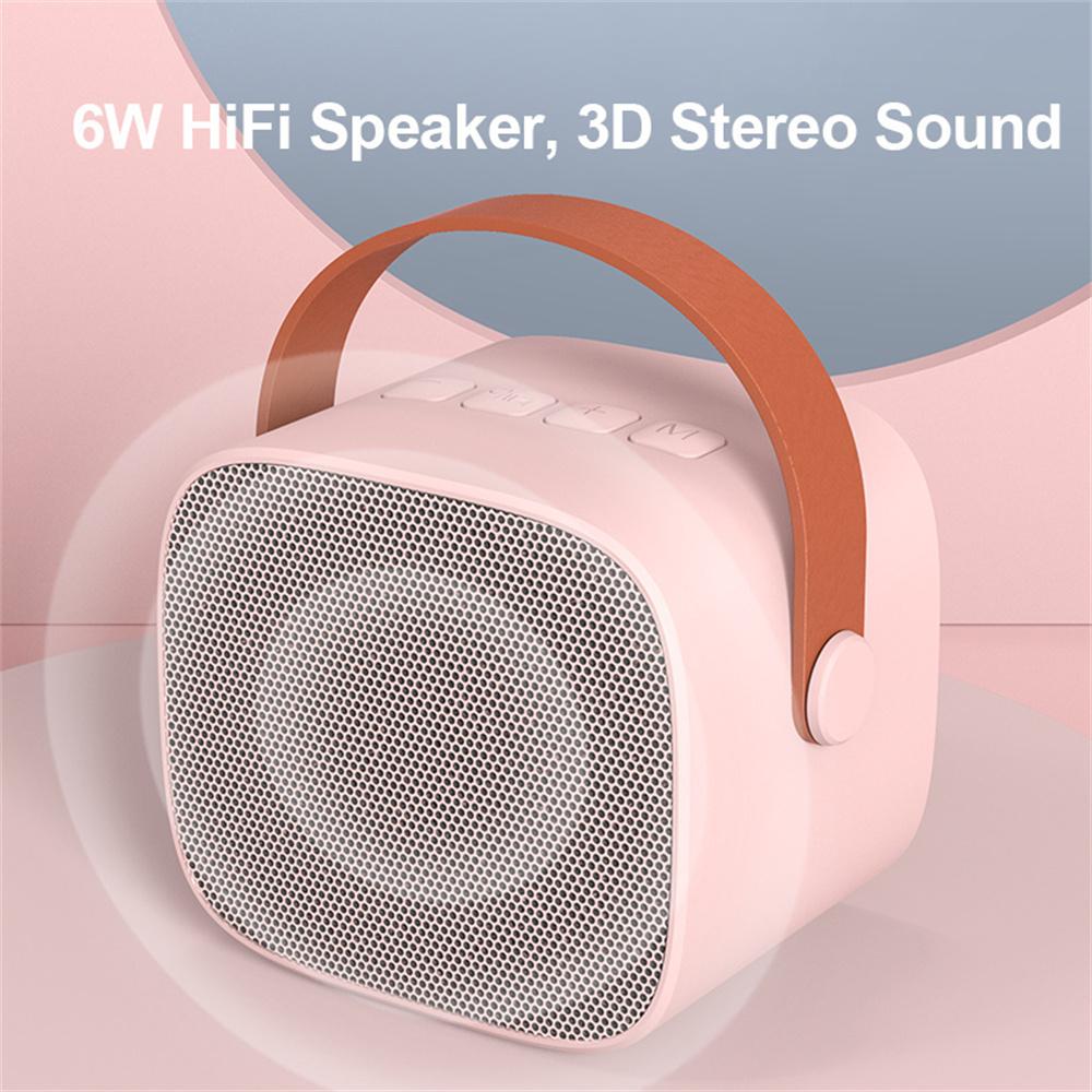 P2 Home Kids Karaoke Bluetooth-compatible Speaker Portable Loudspeaker with 1 Microphone