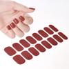 Semi Cured Gel Nail Strips Nail Strengthening Gel Slider Long-Lasting Waterproof UV Gel Nail Stickers