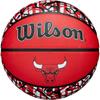 Wilson NBA Team Graffiti Chicago Bulls Basketball Outdoor Size 7 Diameter 24.5cm