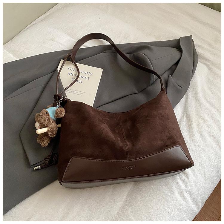 Niche Retro Bag Women's Autumn New Korean Version Fashion Armpit Bag Fashionable Large-capacity Shoulder Bag