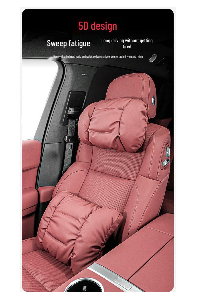 Luxeed S7/R7 Headrest Neck Pillow & Lumbar Support Cushion for Car Interior