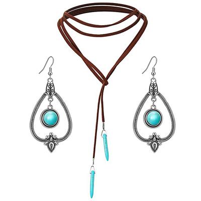 Dangle Earring Adjustable Popular Accessories Bohemian Necklace Anniversary Gift Stylish Lady Neck Chain for Beach Jewelry