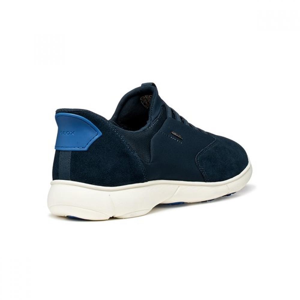 Geox Men S Comfort Iconic SneakerS Nebula 2.0 pluS Navy 9gxmxa6S2S