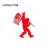 Car Sticker Bigfoot Sasquatch American Flag Yeti Decor Decal Conspiracy For Car Truck SUV Pickup Door Tailgate Auto Accessories