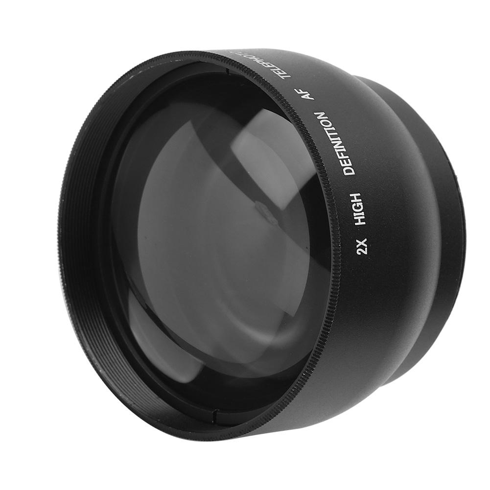 

52MM 2X Aluminum Alloy Magnification Additional Lens for All 52MM Diameter Camera Lenses