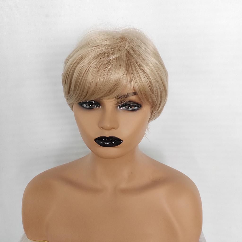 Sexy Women Girl SHORT Gradient Wig Wavy Curly Synthetic Fashion Wig
