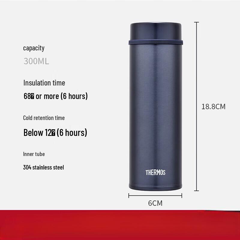 Thermos Compact Stainless Steel Insulated Water Bottle